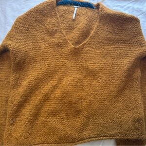 Warm cashmere light brown Knit Sweater